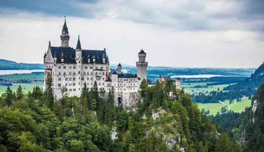 Neuschwanstein kastéy csavarjai