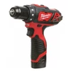 Kép 2/7 - Milwaukee M12 BDD-201C akkus szuperkompakt fúró-csavarozó (1 x 2.0 Ah Li-ion akkuval)