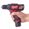Kép 3/7 - Milwaukee M12 BDD-201C akkus szuperkompakt fúró-csavarozó (1 x 2.0 Ah Li-ion akkuval)
