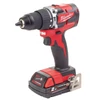 Kép 2/7 - Milwaukee M18 CBLPD-422C akkus kompakt szénkefe nélküli ütvefúró-csavarozó (1 x 2.0 Ah és 1 x 4.0 Ah Li-ion akkuval)