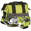 Kép 1/4 - Ryobi R18AG-140S akkus sarokcsiszoló (1 x 4.0 Ah Li-ion akkuval)