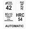 Kép 4/5 - YATO Csővágó olló (PVC) Max d=42 mm
