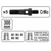 Kép 6/7 - YATO Szegecsanyahúzó karos M3, M4, M5, M6, M8 300 mm
