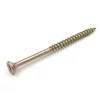 Kép 2/6 - Sülyesztettfejű (PZ) forgácslapcsavarok sárgahorganyzott 6x130/80