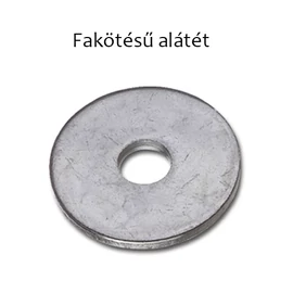 Fakötésű alátét horganyzott M6