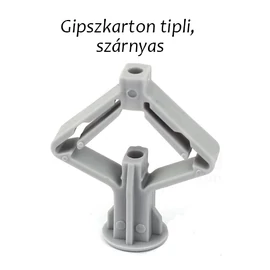 Gipszkarton tipli, szárnyas