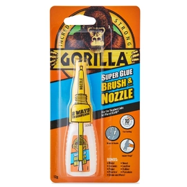 Gorilla Super Glue Brush & Nozzle pillanatragasztó 12g