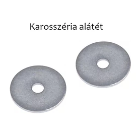 Karosszéria alátét horganyzott 4,3x20x1,5