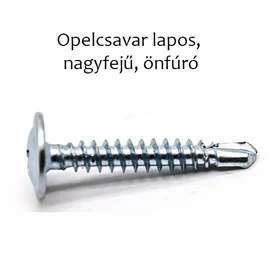 Opelcsavar lapos, nagyfejű, önfúró 4,2x16
