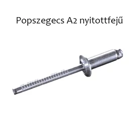 Popszegecs nyitott A2 rozsdamentes 3,2x10