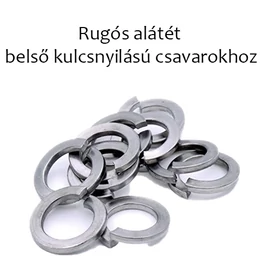 Rugós alátét belső kulcsnyilású csavarokhoz M6