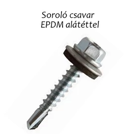 Sorolócsavar EPDM alátéttel 4,8x35