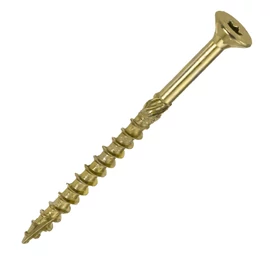 Sülyesztettfejű (Torx) faszerkezetépítő csavar sárgahorganyzott 4x50