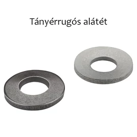 Tányérrugós alátét horganyzott M6