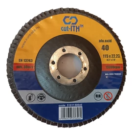 cut-ITH lamellás csiszoló, fémhez (alu.oxid), NK60, 115x22