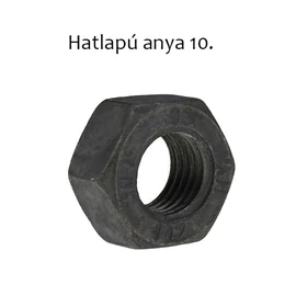 Hatlapú Anya 10, horganyzott M6