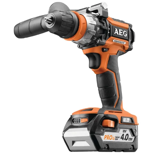 AEG BSB 18 CBL Li-402C Brushless akkus szénkefe nélküli ütvefúró-csavarozó (2 x 5.0 Ah Li-ion akkuval)