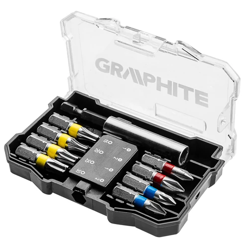 GRAPHITE - Csavarhúzóbit készlet, 10 darabos