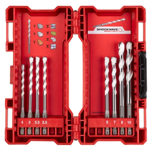 Milwaukee Univerzális fúrószár készlet 8 részes 1/4" Hex