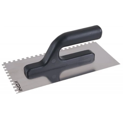 Glettvas 125 x 270 inox fogazott 6 x 6 műanyag nyéllel
