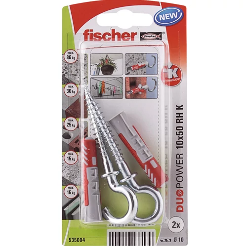 Fischer DuoPower 10x50 körkampóval
