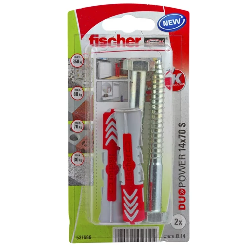 Fischer DuoPower 14x70 csavarral