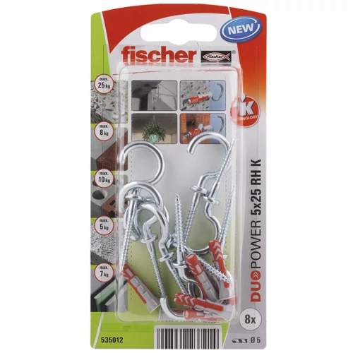 Fischer DuoPower 5x25 körkampóval