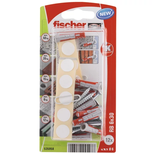 Fischer DuoPower 6x30 polcrögzitő