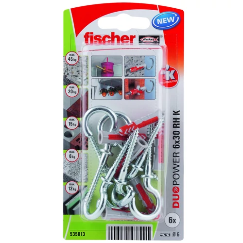 Fischer DuoPower 6x30 körkampóval