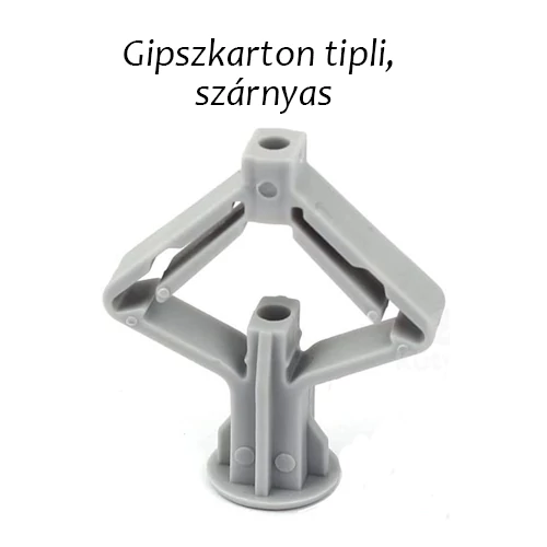 Gipszkarton tipli, szárnyas dupla