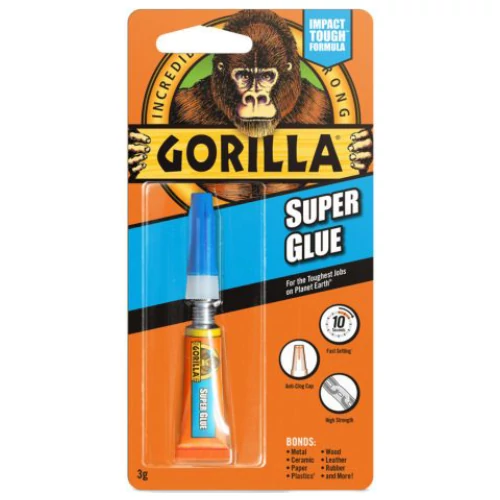 Gorilla Super Glue pillanatragasztó 1x3g