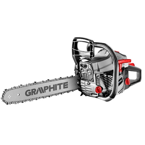 GRAPHITE - Benzinmotoros láncfűrész, 2.0kW (2.7LE), 18