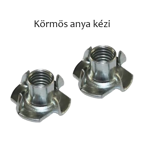 Körmös anya kézi horganyzott 8x15
