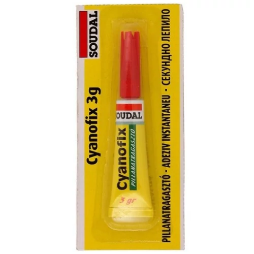 Soudal Cyanofix 3g pillanatragasztó