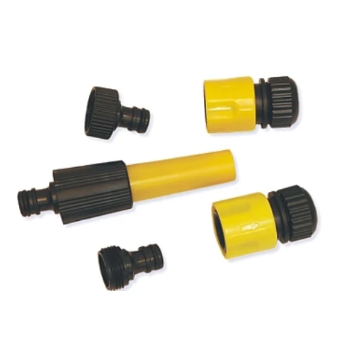 Locsoló készlet sárga 1/2" 5 részes
