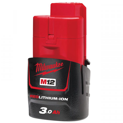 Milwaukee M12 B3 REDLITHIUM-ION™ akkumulátor, 12 V, 3.0 Ah
