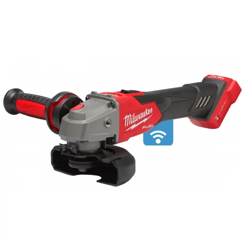Milwaukee M18 ONEFSAG125XB-0X akkus ONE-KEY™ FUEL™ RAPIDSTOP™ szénkefe nélküli sarokcsiszoló (akku és töltő nélkül)
