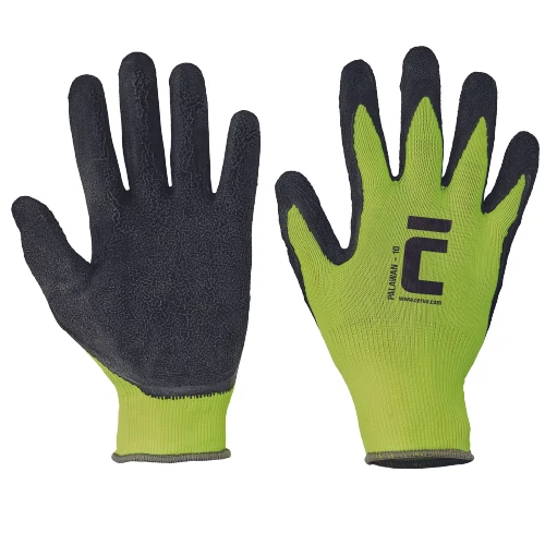 PALAWAN nylon/latex mártott kesztyű, L-9