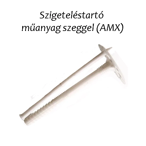 Szigeteléstartó műanyag szeggel (AMX) d60 180mm