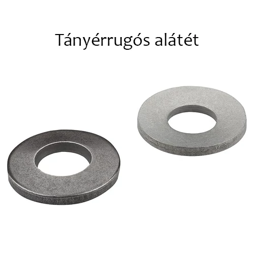 Tányérrugós alátét A2 rozsdamentes M10