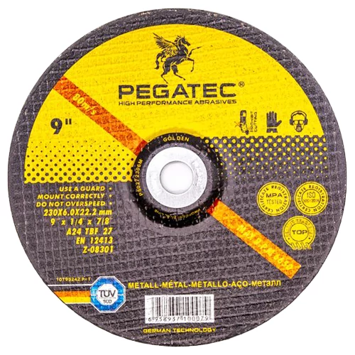 Pegatec tisztitókorong fémhez 125x6mm