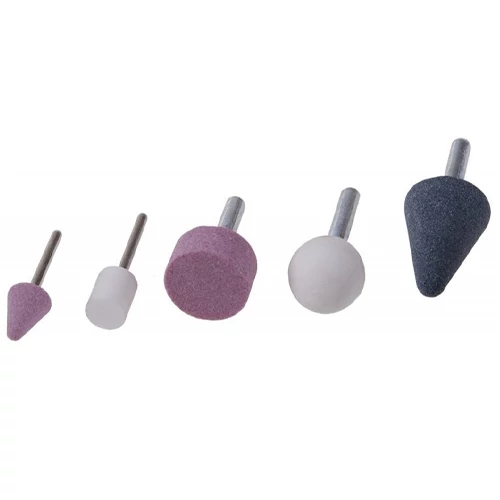 Csapos köszörűkorong készlet 5 részes (6mm-es csap)