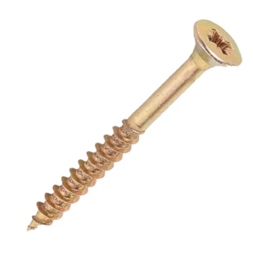 Sülyesztettfejű (PZ) forgácslapcsavarok sárgahorganyzott 6x130/80